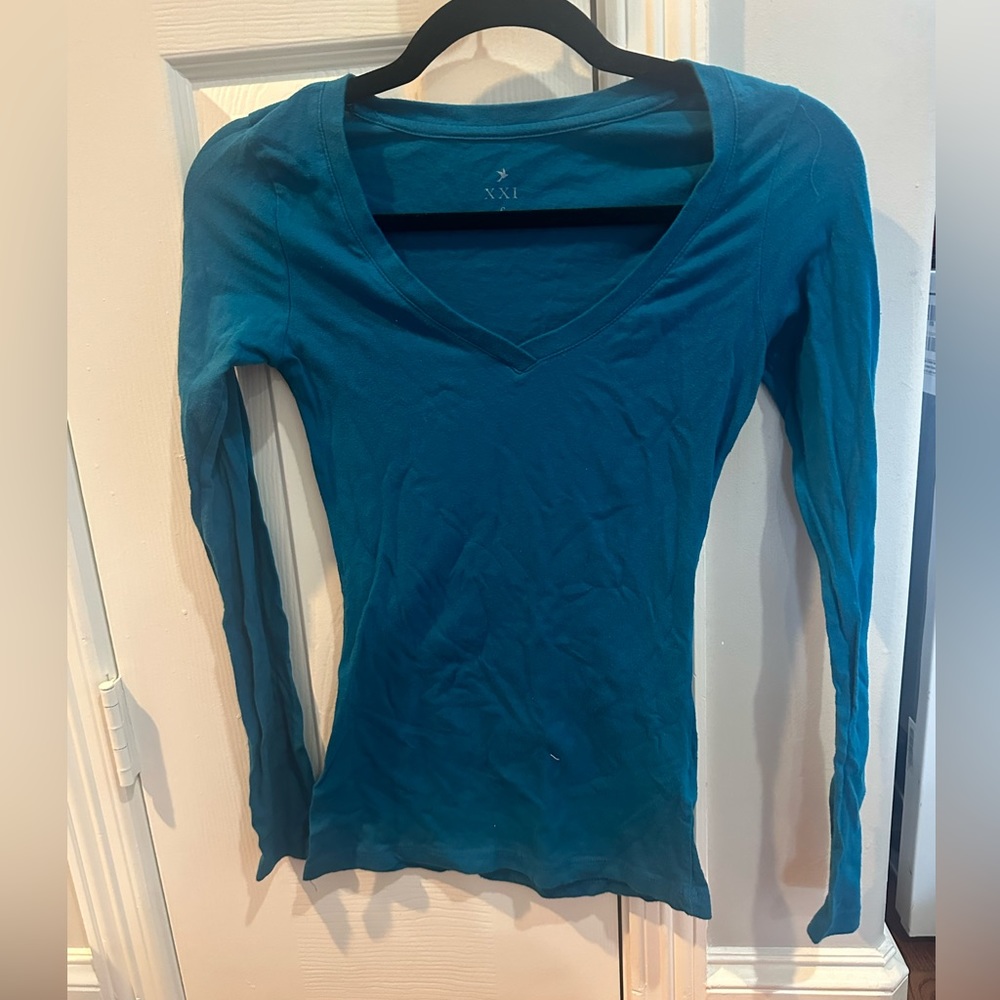 XXI Teal Long Sleeve